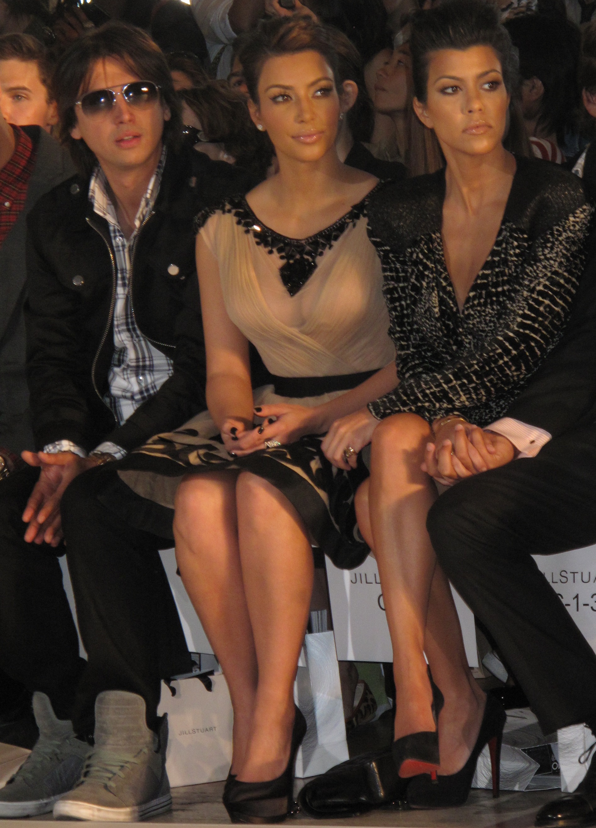 Jonathan Cheban with Kim & Kourtney Kardashian in 2010